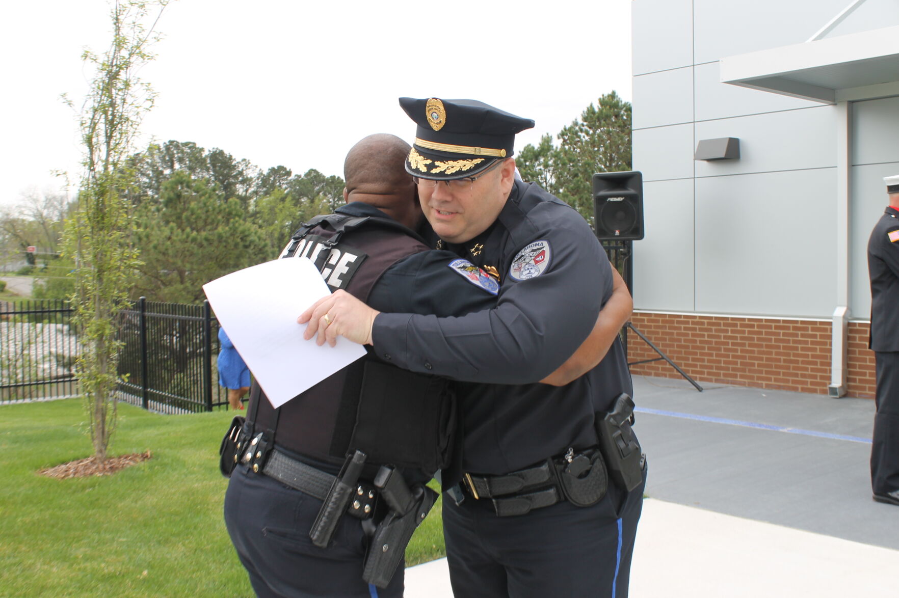 Willie Young and Chief Jason Williams